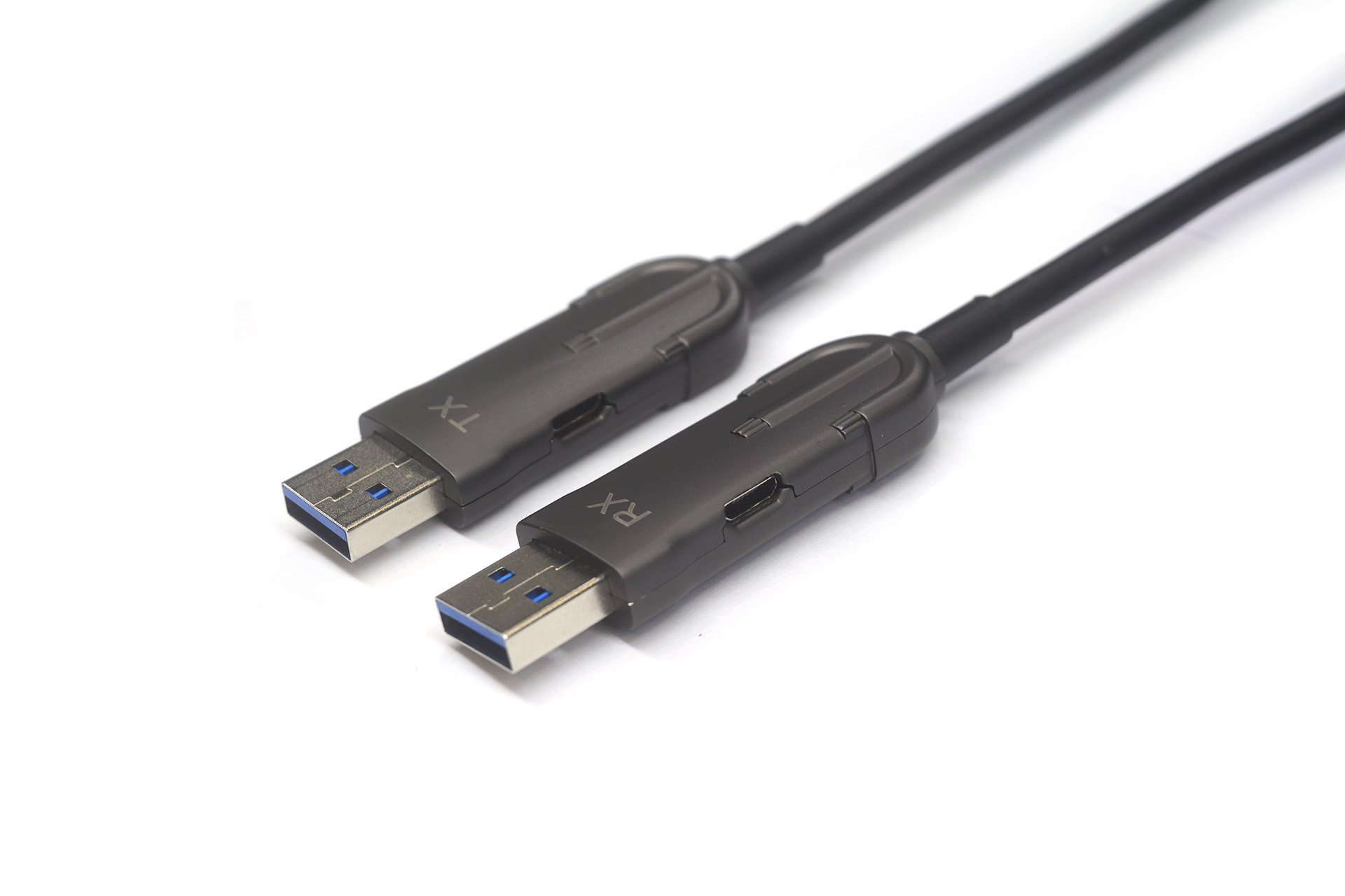 USB3 A-A כיבל אופטי פעיל עם אספקת חשמל חיצונית